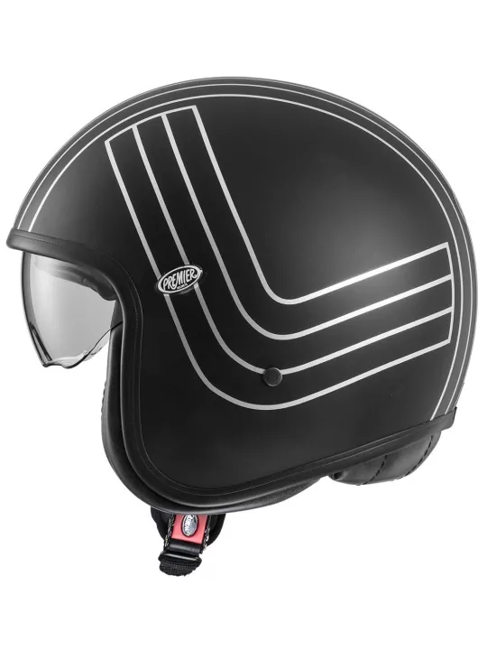 Capacete Vintage Ex Silver Chromed Bm - Premier
