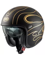Capacete Vintage Fr Gold Chromed Bm - Premier