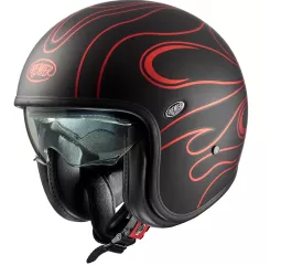 Casque Vintage Fr Red Chromed Bm - Premier