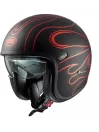 Capacete Vintage Fr Red Chromed Bm - Premier