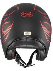 Casco Vintage Fr Rosso Cromato Bm - Premier