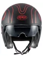Casco Vintage Fr Rosso Cromato Bm - Premier