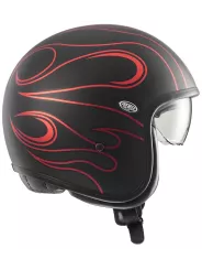 Casque Vintage Fr Red Chromed Bm - Premier