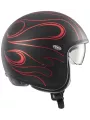 Casque Vintage Fr Red Chromed Bm - Premier