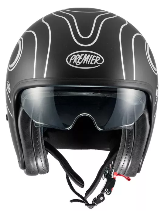 Casco Vintage Fr Argento Cromato Bm - Premier