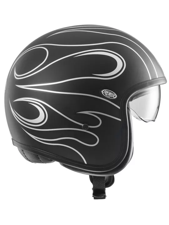 Casco Vintage Fr Argento Cromato Bm - Premier