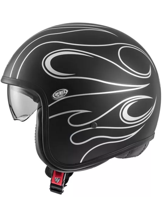 Capacete Vintage Fr Silver Chromed Bm - Premier