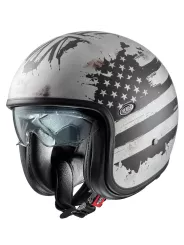 Casco Vintage Nt Old Style Plata Bm - Premier