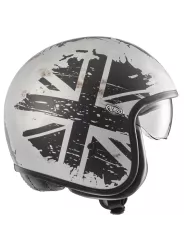 Capacete Vintage Nt Old Style Silver Bm - Premier