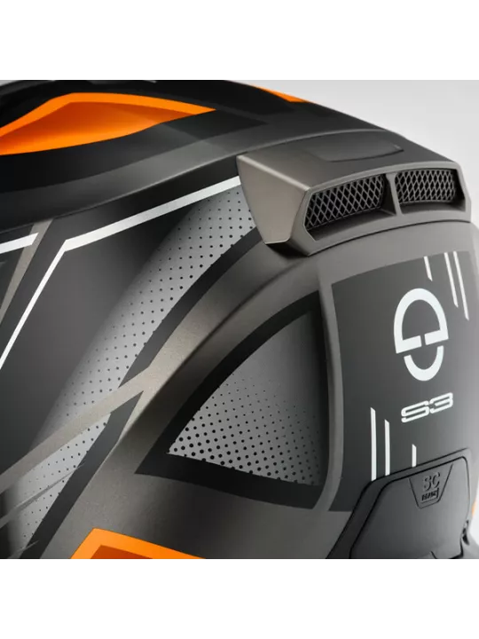 S3 Ece Storm Orange Helmet - Schuberth