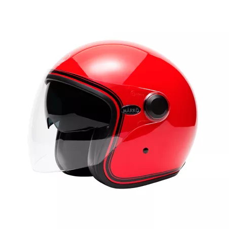 Boreal Red Open Face Helmet - Marko