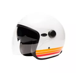 Boreal White Open Face Helmet - Marko