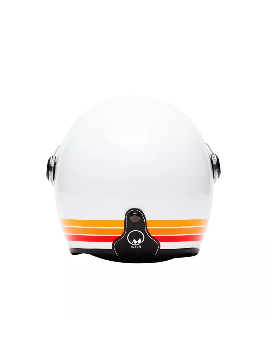 Boreal White Open Face Helmet - Marko