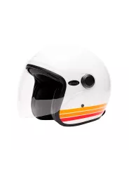 Casque Marko Boreal Blanc À&nbsp; Bandes Orange