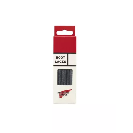 Taslan Laces Wax Black - Red Wing