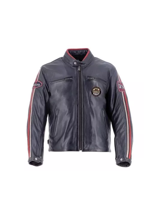Jacke Ace Leder Rag 10 Jahre - Helstons