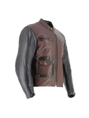 Giacca di stracci in pelle Johnson - Helstons