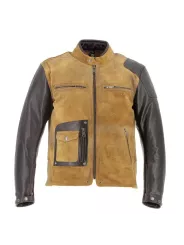 Blouson Johnson Cuir Rag/Suede - Helstons