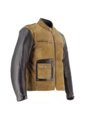 Johnson Leather Rag/Suede Jacket - Helstons