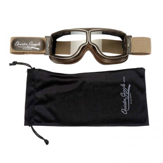 Qualitätsmaterialien perfekte Produkte Motorrad Vintage Brille Pilotenbrille Pilotenbrillen Motorrad Fahrrad Roller Sonnenbrillen UV-Schutz Eyewear Winddicht Staubdicht Helm Brille Einstellbar 
