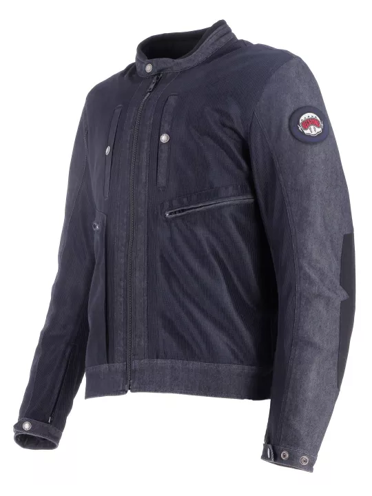Jacke Raid Air Baumwolle Denim/Mesh - Helstons