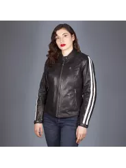 Chaqueta de trapo de cuero Victoria para mujer - Helstons