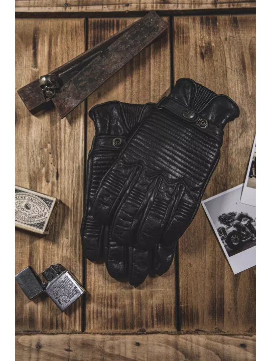 Handschuhe Garage Leather Gloves Ce - Age Of Glory