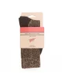 Deep Toe Capped Wool Brown Socks - Red Wing