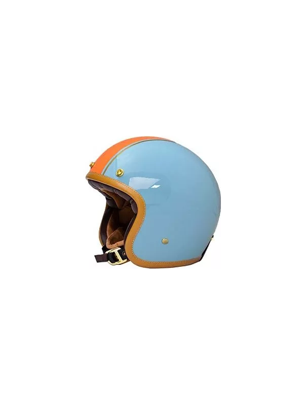 Helm Jet The Classic - Mârkö (Blue/Orange)