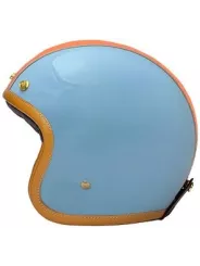 Capacete Jet The Classic - M?rkö (Blue/Orange)