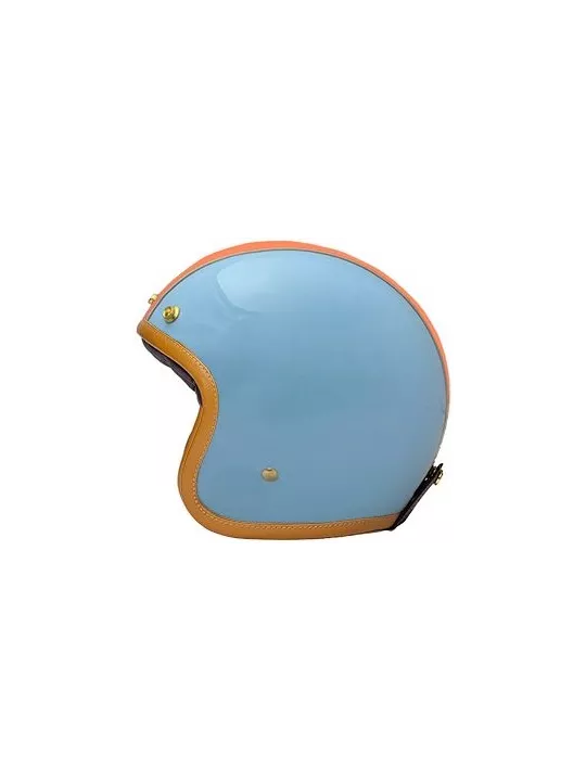 Capacete Jet The Classic - M?rkö (Blue/Orange)