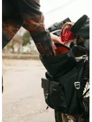 Motorcycle Pannier Bag - Iron And Resin