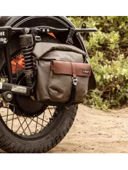 Motorcycle Pannier Bag - Iron And Resin