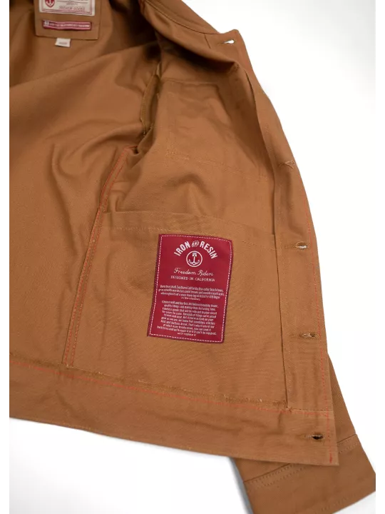 Mechanic Canvas Jacket - Iron And Resin
