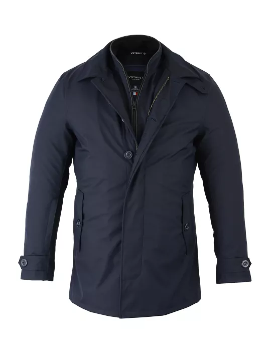 TRENCH giacca blu VSTREET