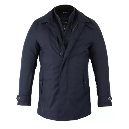 Vstreet Trench Coat Jacke Blau