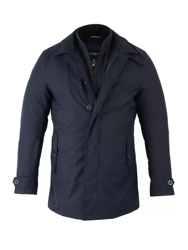 TRENCH giacca blu VSTREET
