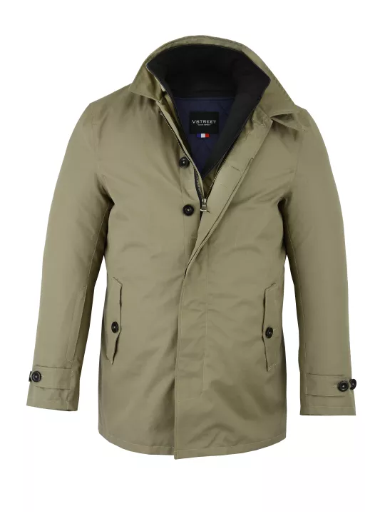TRENCH GIACCA BEIGE VSTREET