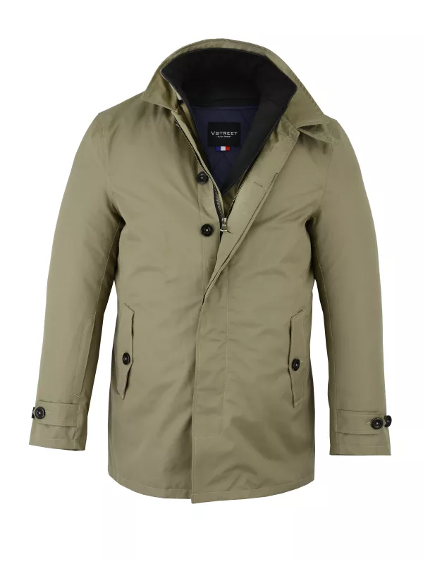 TRENCH GIACCA BEIGE VSTREET