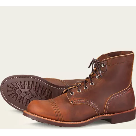 8085 Scarpe Marrone Red Wing Ferro Ranger Aged