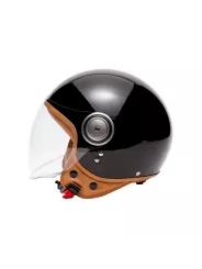 Elements Open Face Helmet Black - Marko