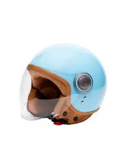 Casco moto d'epoca Jet ELEMENTI -MARKÖ BLU