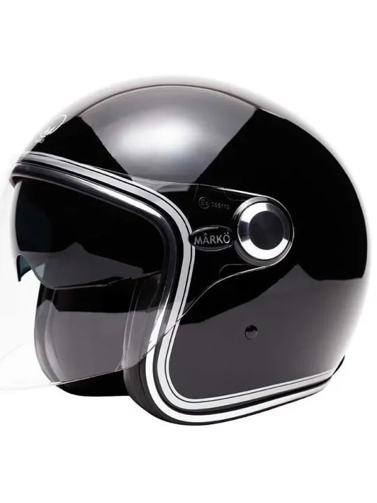 Capacete Marko Boreal Preto Brillant
