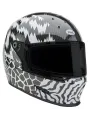 Casque Eliminator Carbon - Deathspray Gloss Black/White/Black- Bell