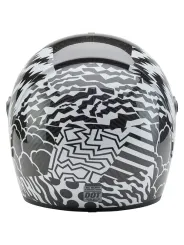 Casque Eliminator Carbon - Deathspray Gloss Black/White/Black- Bell