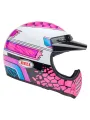 Moto-3 Full Face Helmet - Deathspray Gloss Pink Purple - Bell