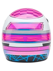 Moto-3 Full Face Helmet - Deathspray Gloss Pink Purple - Bell