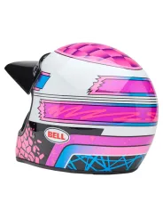 Moto-3 Helmet - Deathspray Gloss Pink Purple - Bell