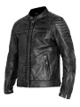 Jacket Leather Storm Black - John Doe