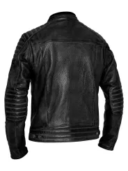 Jacket Leather Storm Black - John Doe